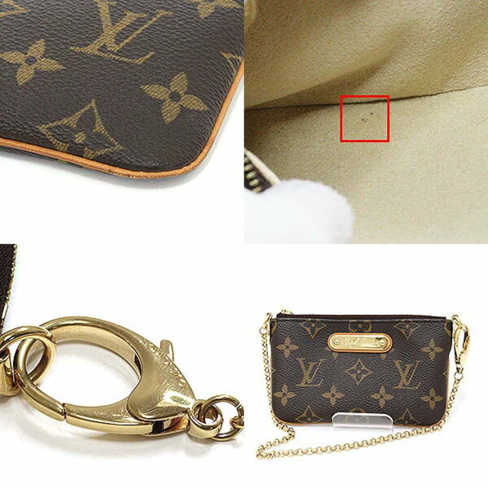 LOUIS VUITTON Authentic Brown Monogram Pochette Pouch - Picture 3 of 3